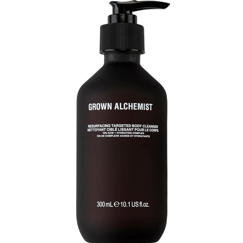 Grown Alchemist Resurfacing Body Cleanser - Acne Exfoliating Wash with Salicylic & Glycolic Acids | 300mL