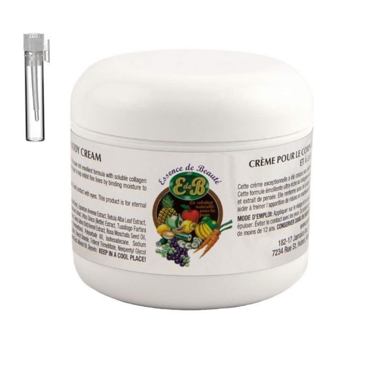 Collagen Cream by Essence de Beaute 4oz (Includes Designer Perfume Vial)