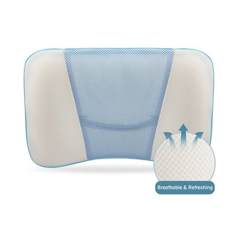 Bath Pillow for Tub, Coastacloud Bathtub Spa Pillow, Headrest Support, Bath Tub Pillow for Neck, Bath Pillows with 3D Air Mesh Technology, Powerful Suction Cups Hot Tub