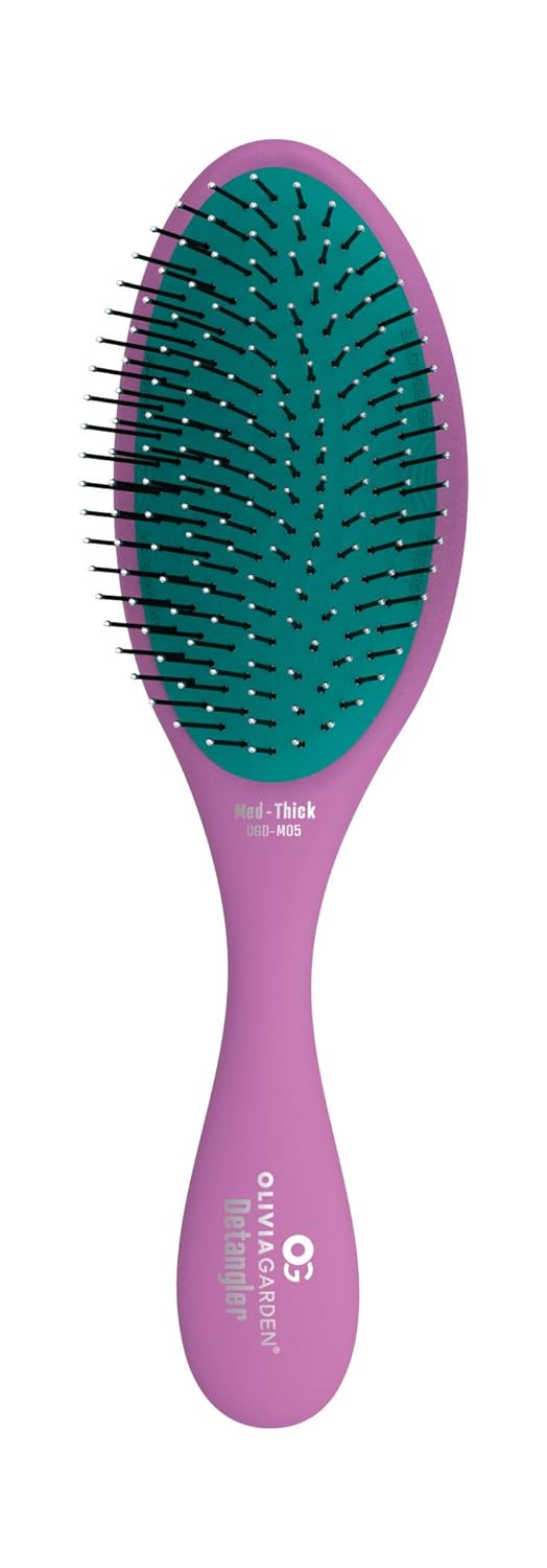 Olivia Garden OG Detangler Brush - Scalp-Massaging, Easy-Clean Design for All Hair Types