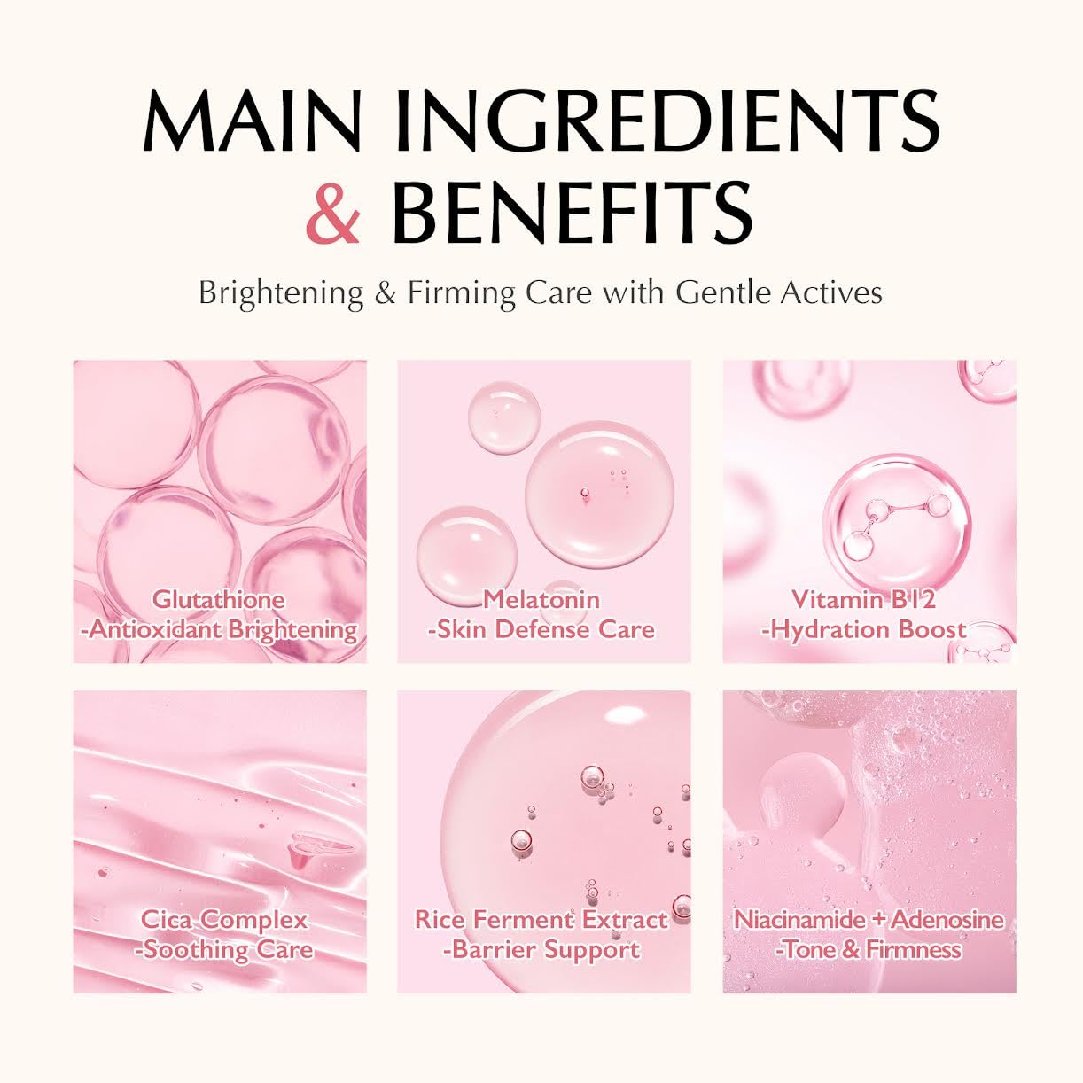 SFROMS Cica Toning Pink Serum with Vitamin B12 & Niacinamide-Brightening Hydrating Serum for Sensitive Skin, Dermatologically Tested, Fragrance-Free, Korean Skincare, 30 ml / 1.01 fl.oz