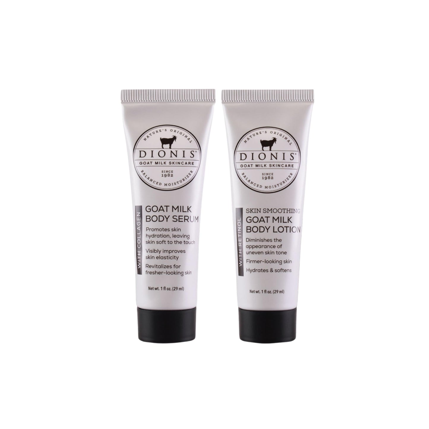 Dionis Goat Milk Skincare Body Serums & Sets (Vanilla Bean Lotion & Serum Set), 6 Ounce (Pack of 1)