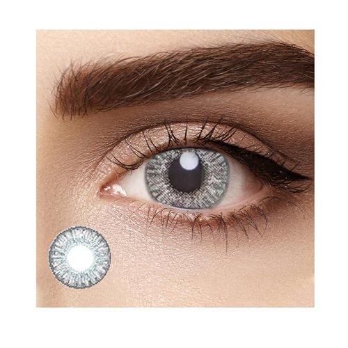 Colored Contacts Tweezers Beautiful Present to Girl Makeup Fashion Halloween LightGrey