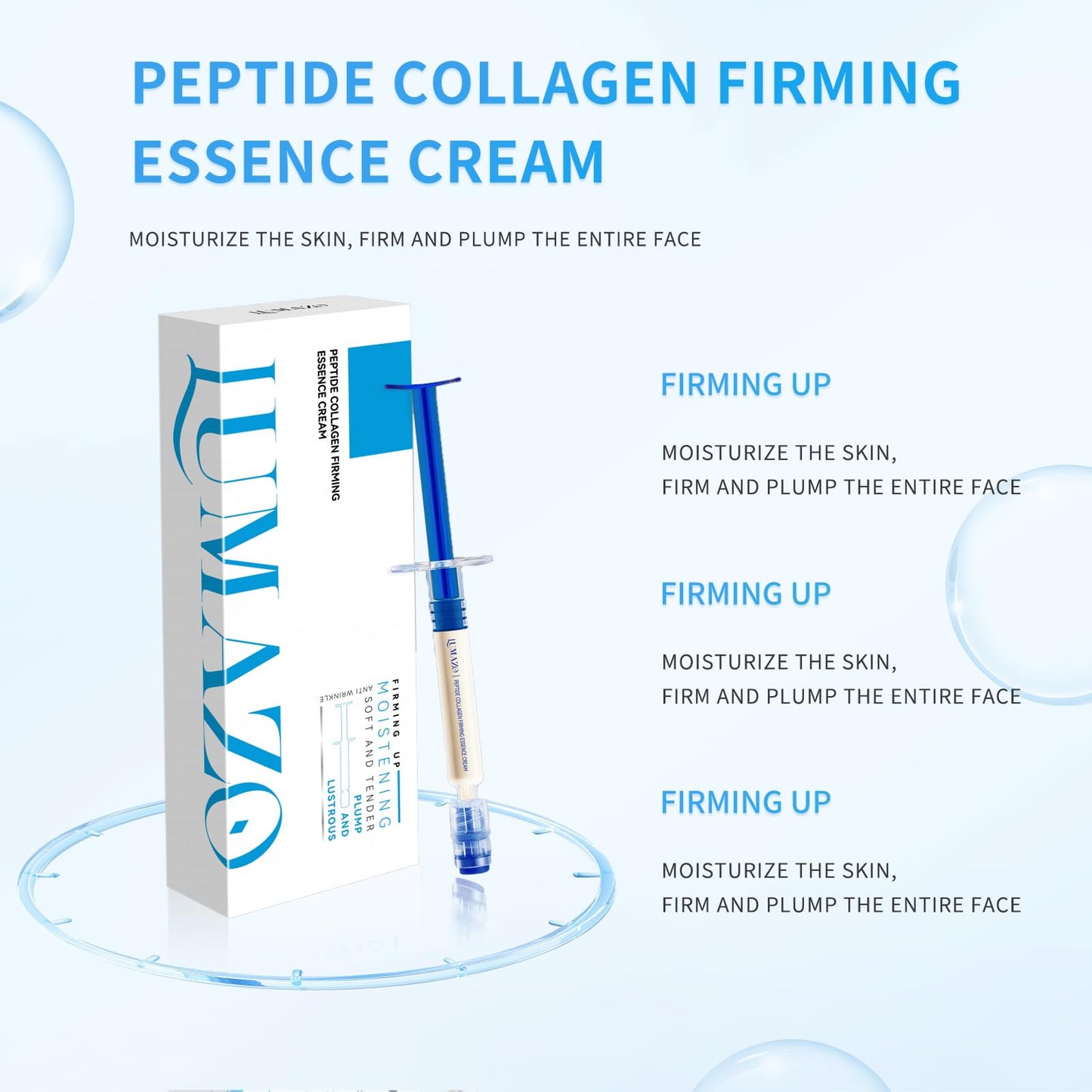 Lumazo Polypeptide Collagen, Lumazo Polypeptide Collagen Elastic Essence Cream, Micro Molecular Collagens Anti Wrinkle Lotion (2)