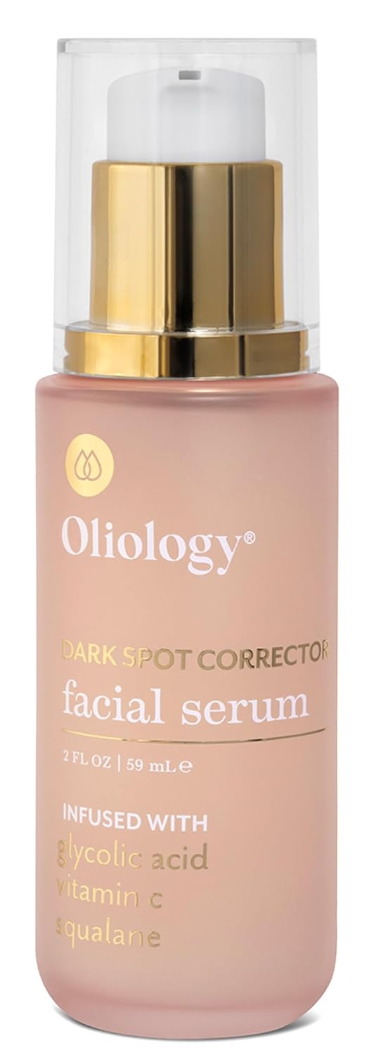 Oliology Facial Serum - Hydrating Glycolic Acid & Vitamin C Formula | Softens Skin, 2 Fl Oz