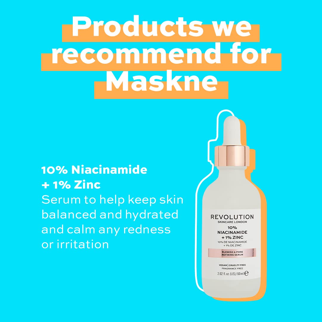 Revolution Skincare 15% Niacinamide Blemish & Pore Refining Serum, Targets Blemishes and Large Pores, Vegan & Cruelty Free, 1.01fl.oz/30ml