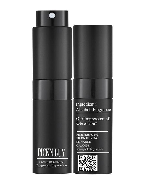 PICKN BUY Luxury Perfume for Women 0.34 Fl oz, Scent Compatible to Obsession* Perfume, Made in USA, Long-Lasting Spray Comes in Refilable Bottle