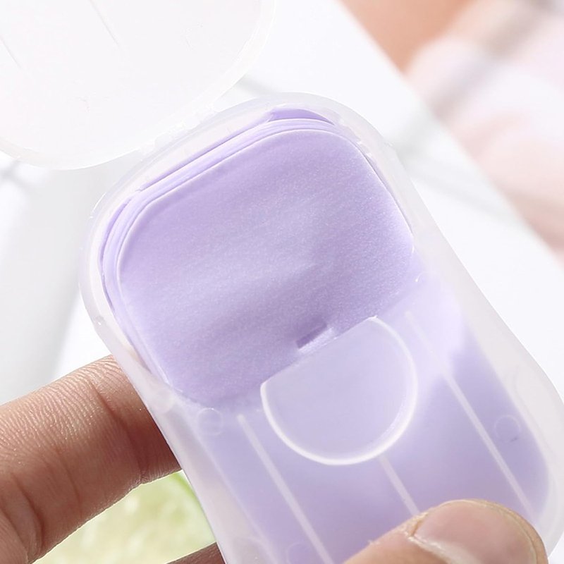 Hand Washing Soap Sheets - 200 Sheets for Travel & Outdoor | Portable Hiking Soap Paper