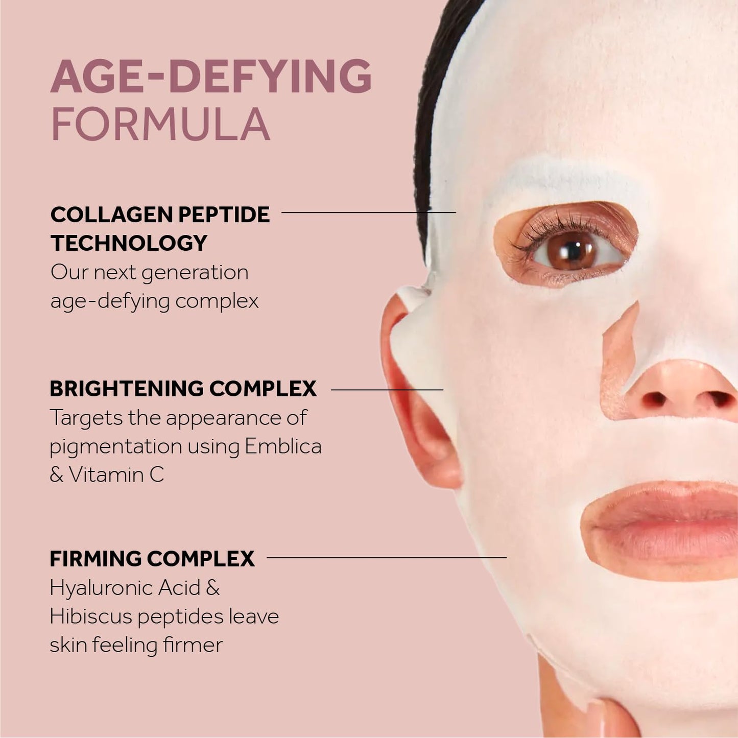 No7 Restore and Renew Multi-Action Face and Neck Serum Boost Mask – Anti-Aging, Firming, Wrinkle-Reducing Sheet Mask for Hydrating and Brightening Uneven Skin Tone