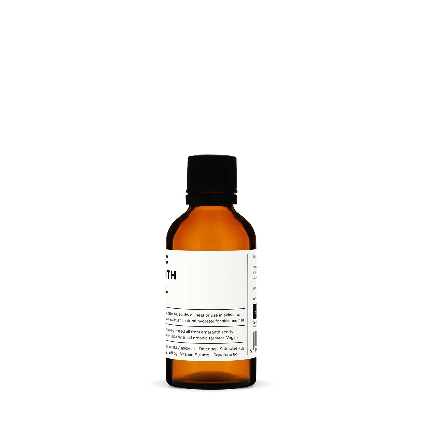 Erbology Organic Amaranth Oil 1.7 fl oz - Cold-Pressed - Rich in Squalene (8%) and Vitamin E (580% RI) - Regenerate and Nourish - No Additives or Preservatives - Sustainably Sourced - Vegan - GMO-Free