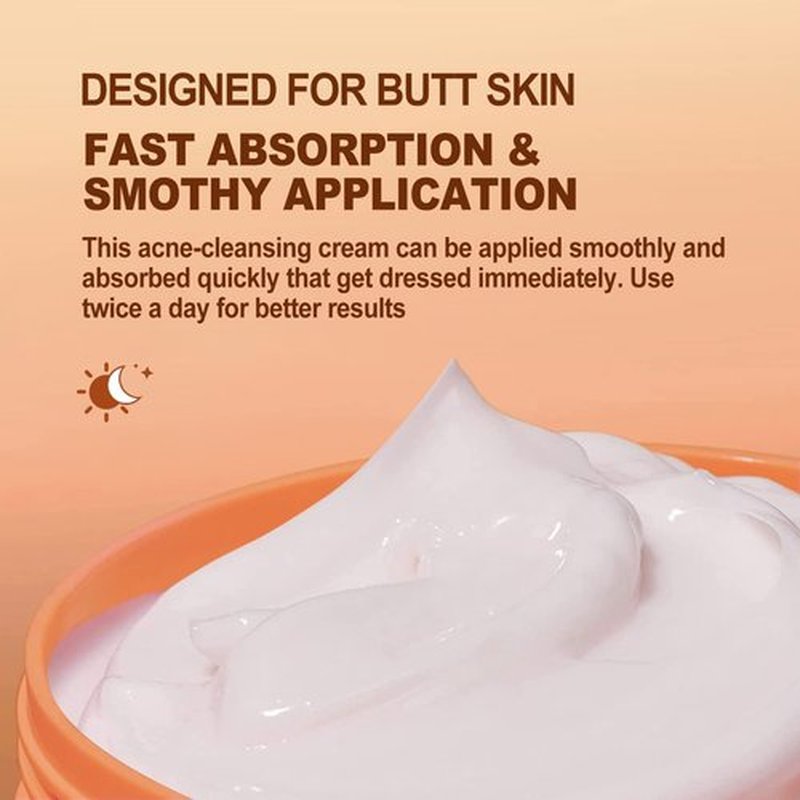 LA.PERSONAL Butt Acne Clearing Cream, Body Acne Treatment with 2% Salicylic Acid & Tea Tree Oil, Acne Cream for Buttocks Body Back, Moisturize Cream 5.46 oz