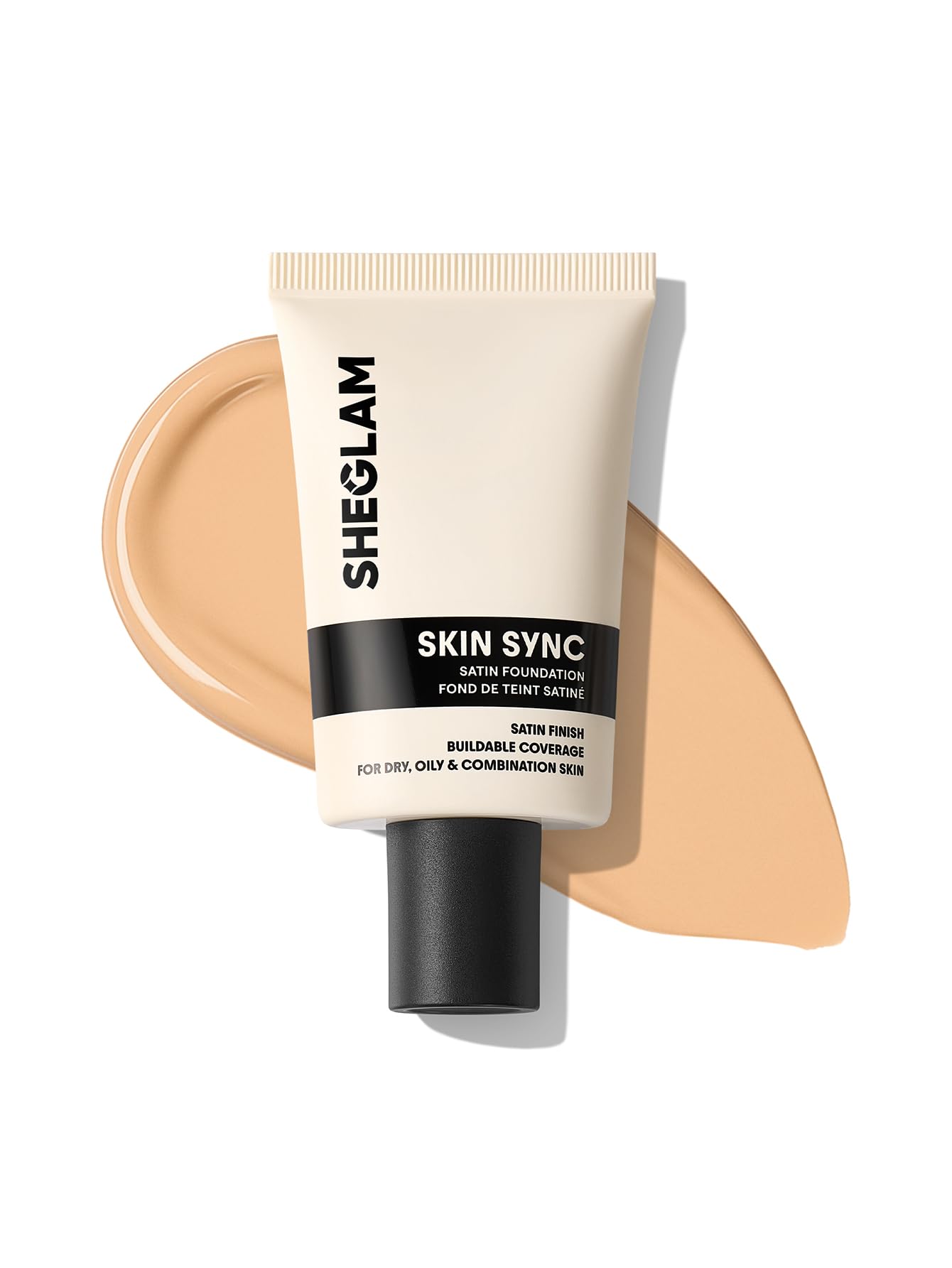 SHEGLAM Skin Sync Satin Foundation-Shell