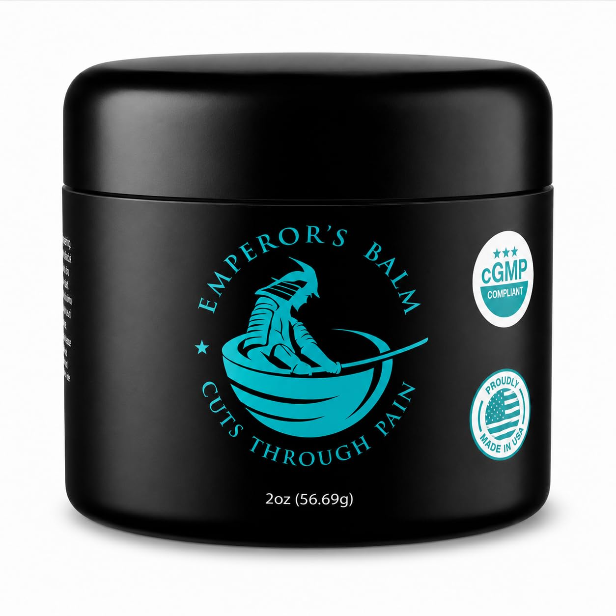 The Emperor's Balm Natural Muscle & Joint Cream with Menthol, Eucalyptus & Shea Butter, Cooling Non-Greasy Formula for Back, Neck, Shoulders, Knees, Arms, Legs & Whole Body, Body Care (2 oz)
