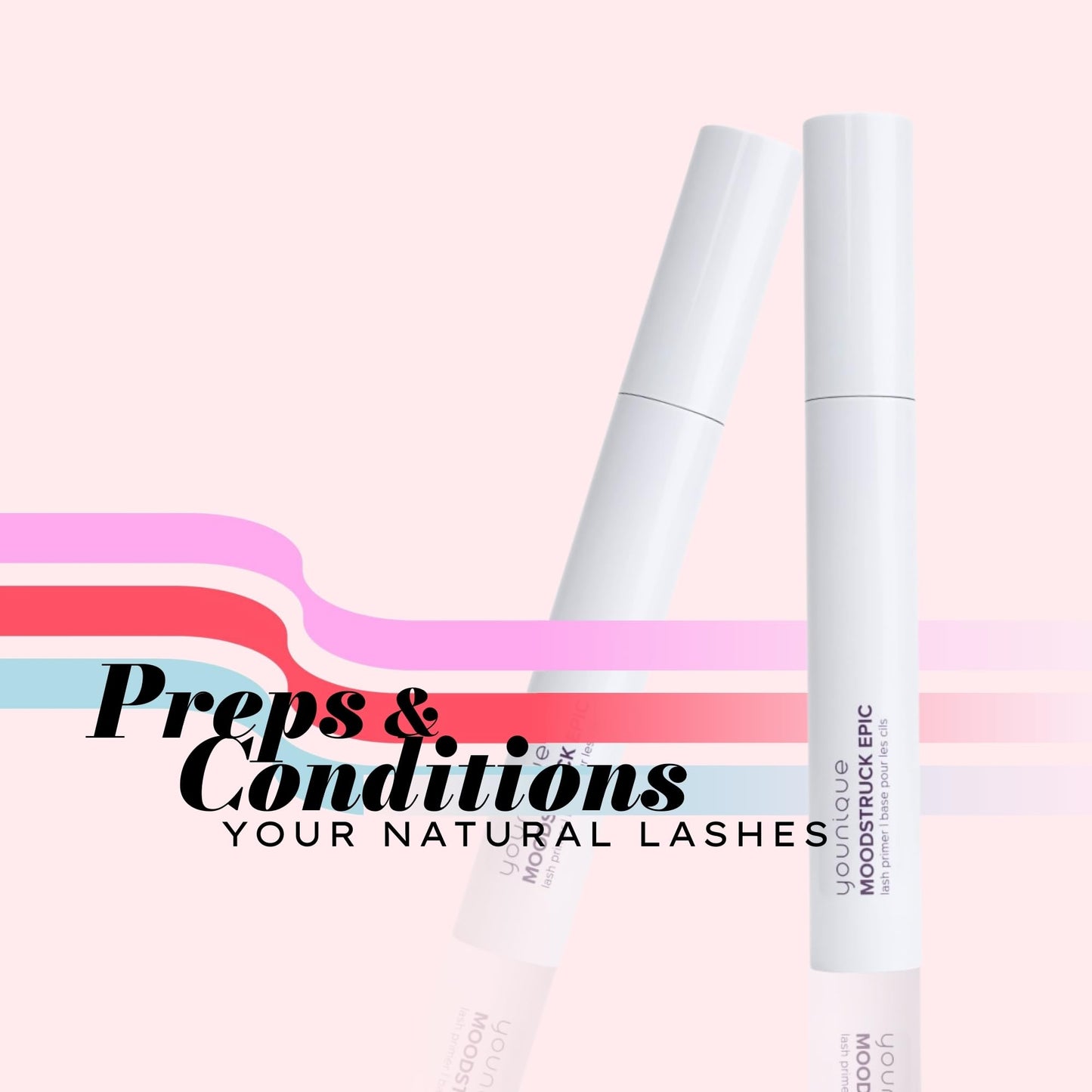 Younique MOODSTRUCK EPIC Lash Primer | 10mL | White Lash Primer for Mascara | Curling and Lengthening | Lash Lift | Mascara Makeup Primer | Separates Lashes and Boosts Lash Look