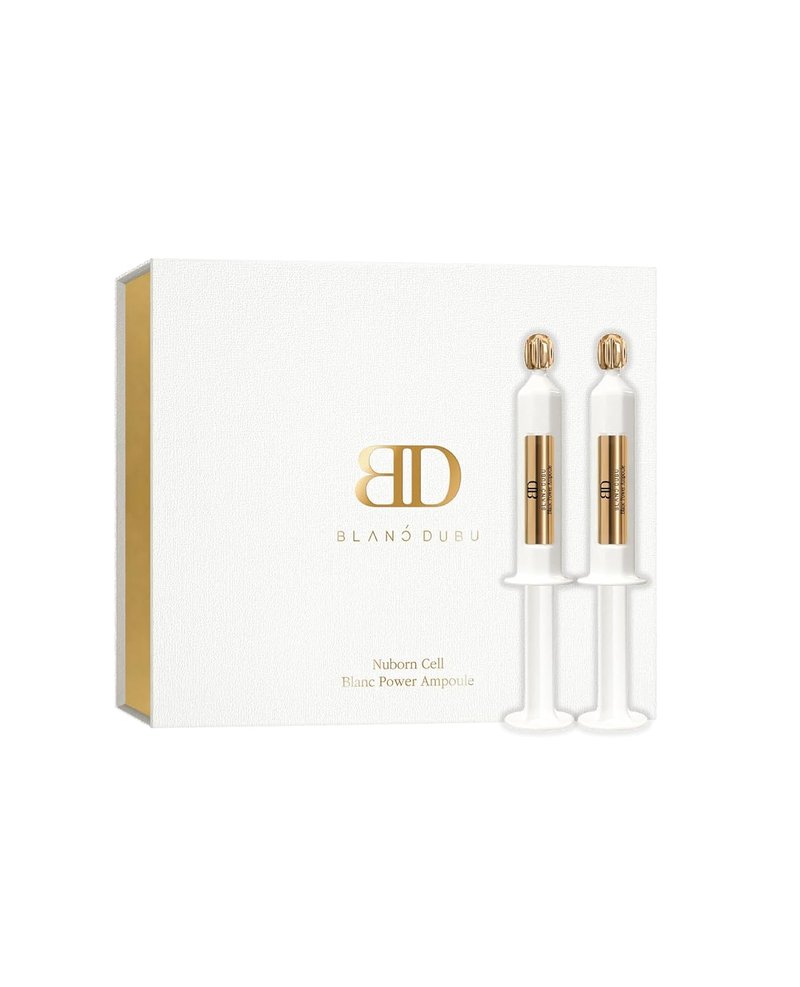 Nuborn Cell HydroGlow Duo - Hydrogel Collagen Mask & Brightening Ampoules | 4 Masks + 5 Ampoules