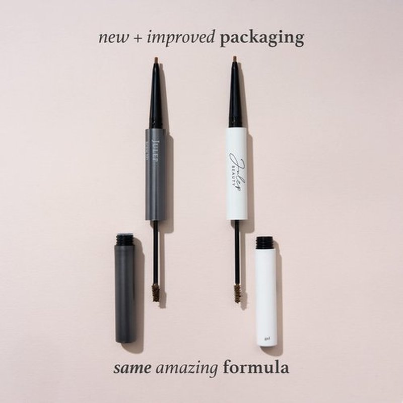 Julep Brow 101 Sculpting Pencil & Tinted Brow Gel Set - Dual-Ended Eyebrow Tool with Brush and Precision Tip - Long-Lasting, Waterproof Formula for Perfectly Defined and Tinted Brows -Dark Brown