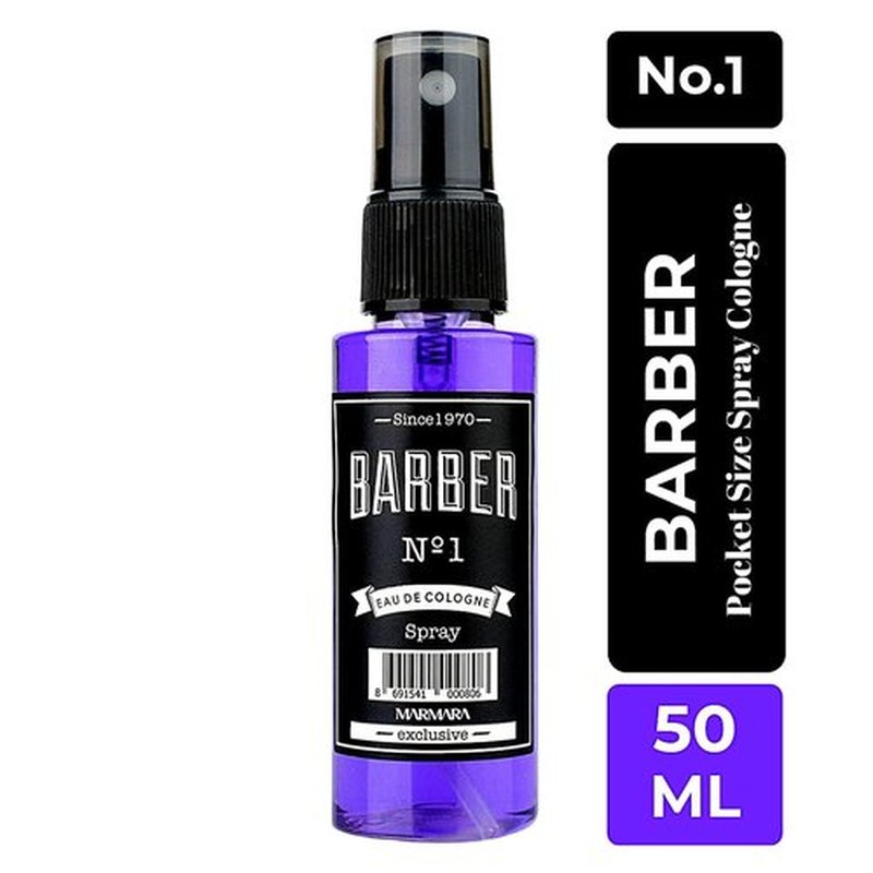 The Shave Factory Straight Edge Razor Kit (Black/Barber No1 Cologne 50ml / 100 Derby Professional Single Edge Razor Blades)