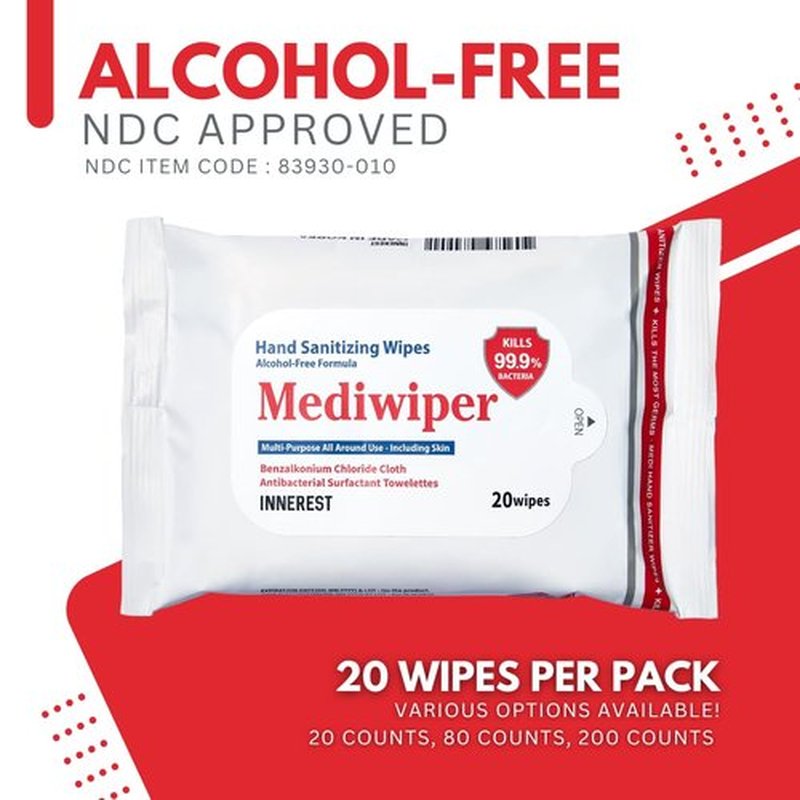Refreshing Wet Wipes Travel Size Alcohol-Free Wipe Sanitizes/Cleans/Deodorizes Bulk Wipes (200 Wipes (20ct, 10pk))