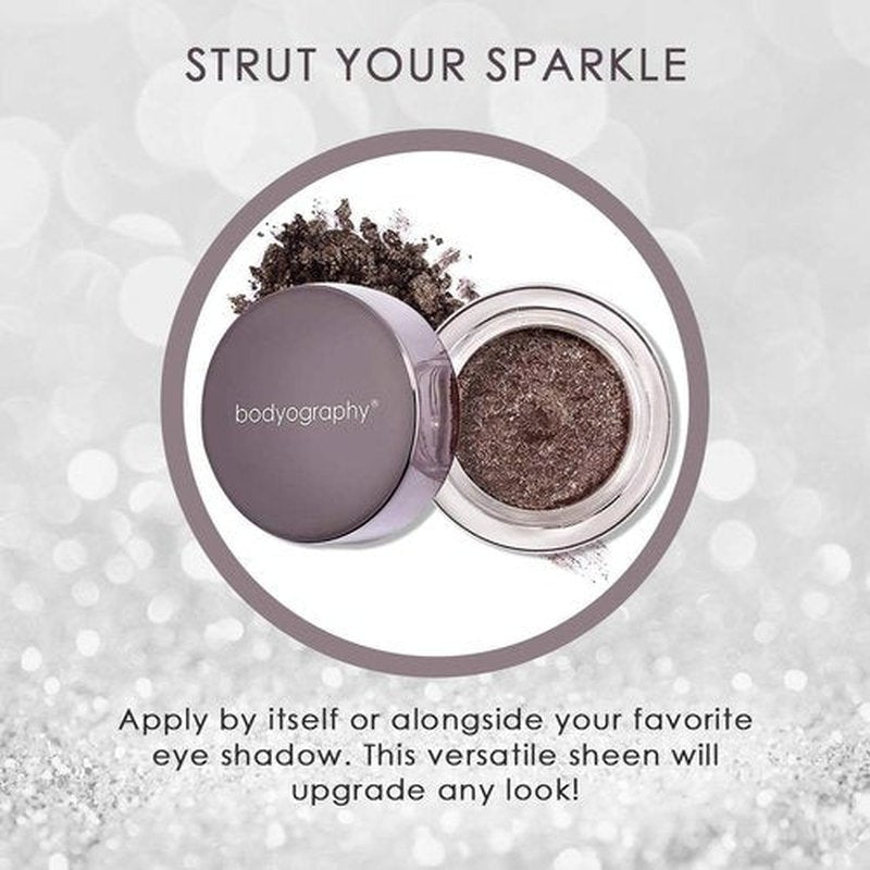 Bodyography Glitter Pigment - Caviar Smoky Brown for Women - 0.105 oz Eye Shadow