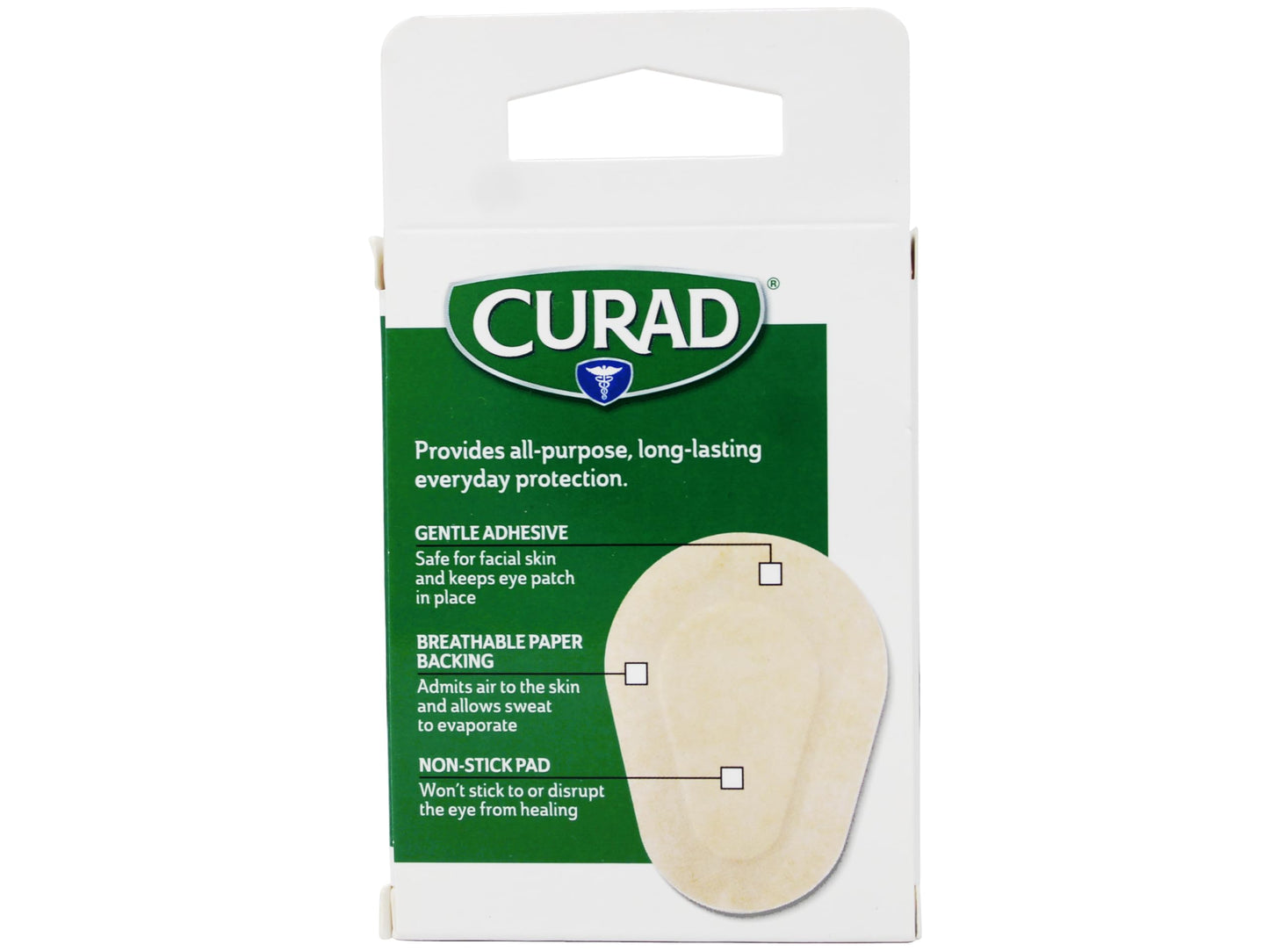 Curad Eye Patches Regular 20 Each (Pack of 4)
