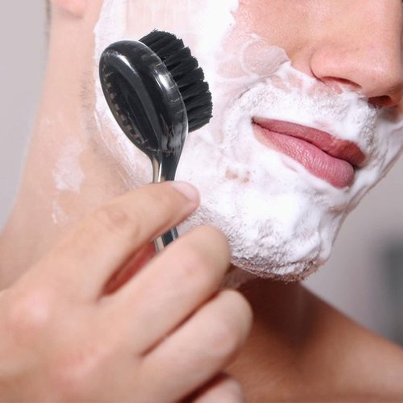 Beomeen 4 Pcs Handheld Face Scrubber, Facial Cleansing Brush Charcoal Black Bristles Face Exfoliator Soft Brush with Lid for Gentle Deep Cleansing and Exfoliating, Large Black+Small Purple