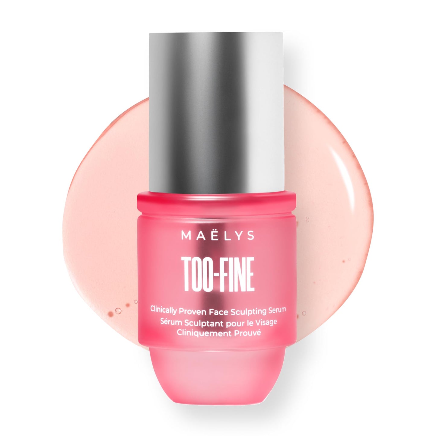MAËLYS TOO-FINE Firming Anti-Aging Face Serum - Instantly Lifted Look - Glaucine & Bacillus Ferment - Face Tightening Serum Helps Lift Look of Sagging Skin on Jawline, Cheekbones & Under Eyes (15 mL)