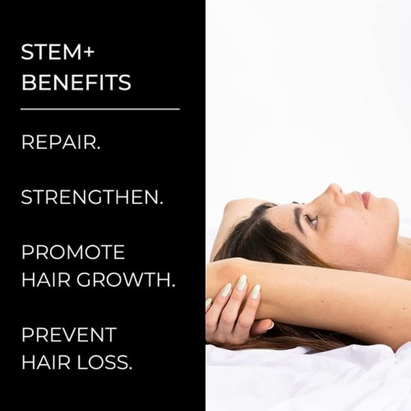 Alevai Stem+ Hair Growth Shampoo with Biotin | Repairs, Strengthens, & Nourishes | Safe For Color & Chemically Treated Hair | Sulfate-Free | Hair Thickening Shampoo for Hair Loss