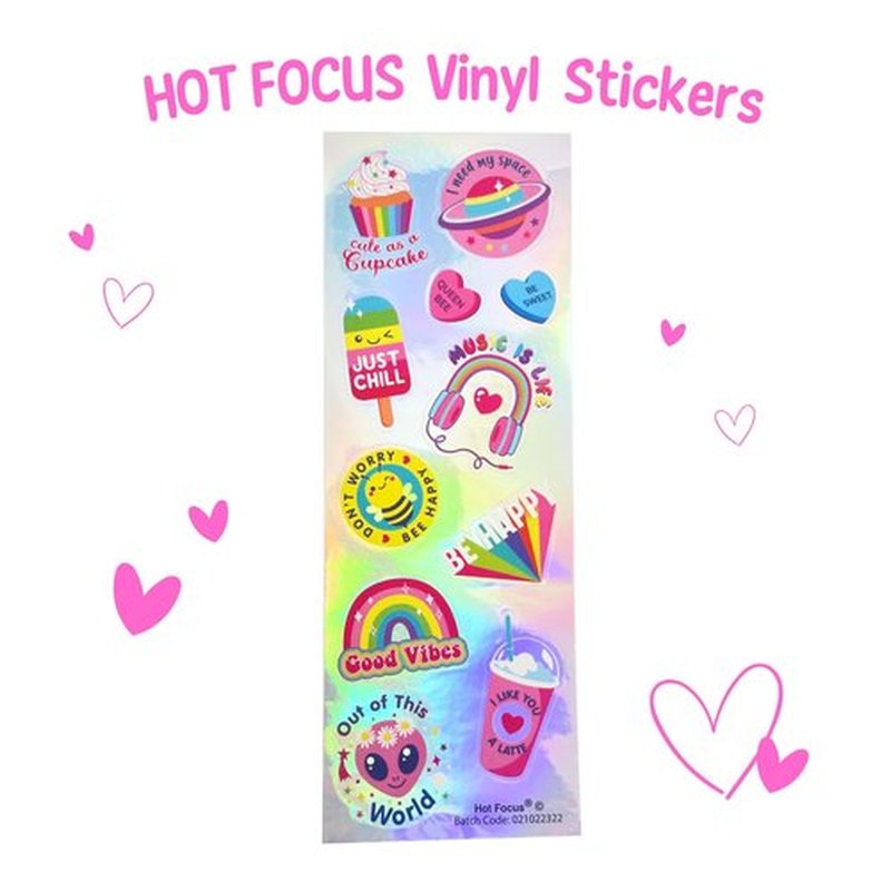 Hot Focus | Strawberry and Buble Gum Ice Cream Flavored Lip Gloss Set – Assorted Lip Gloss Flavors, Non-Toxic Makeup for Kids & Teens (Sweet)