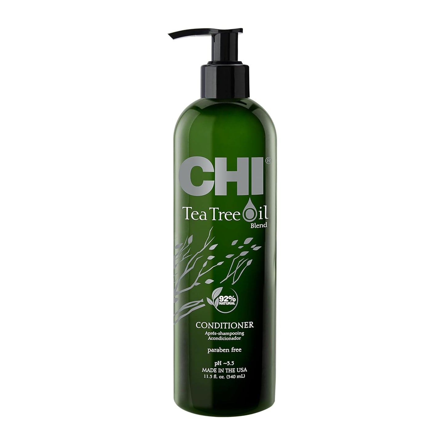 CHI Tea Tree Oil Shampoo, Strengthening Shampoo For Gently Cleansing Hair & Removing Impurities, Sulfate, Paraben, & Cruelty-Free, 25 Oz