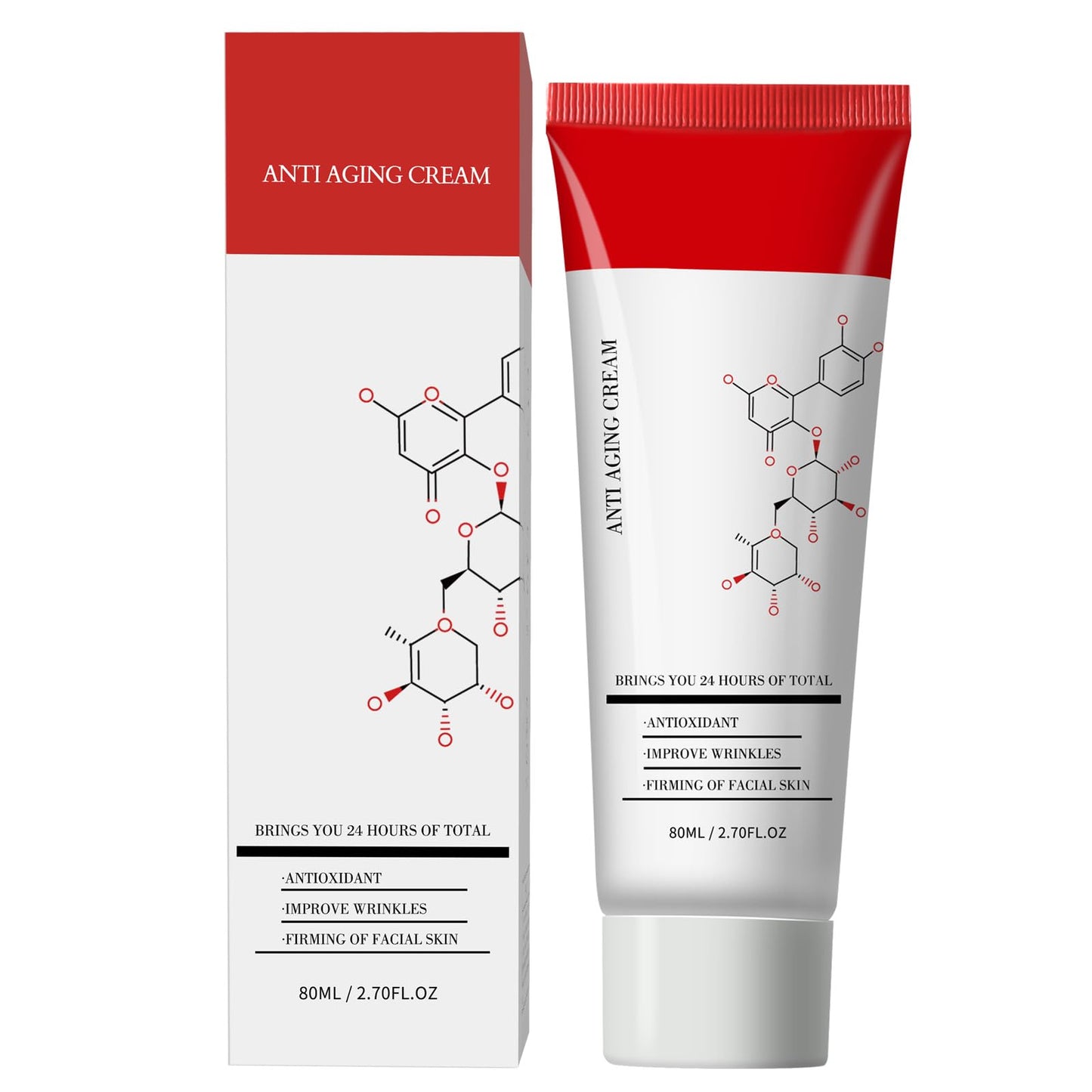 Skincare All In One Anti Aging Face Cream — Retinol & Peptide Anti Aging Face Moisturizer, Facial Firming & Skin Tightening Cream for Face & Neck, Fine Lines & Wrinkles, For Women & Men, 2.7 fl oz