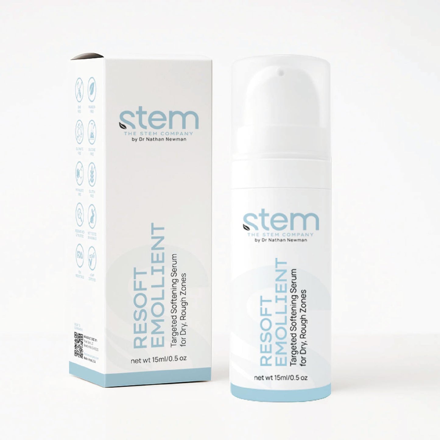 STEM Natural Intelligence ReSoft Advanced Skin Repair Cream and Luxury Body Lotion for Women, Skin Care with Dermatologist Developed & Tested Research, Face Moisturizer & Face Lotion for Women, 0.5 oz