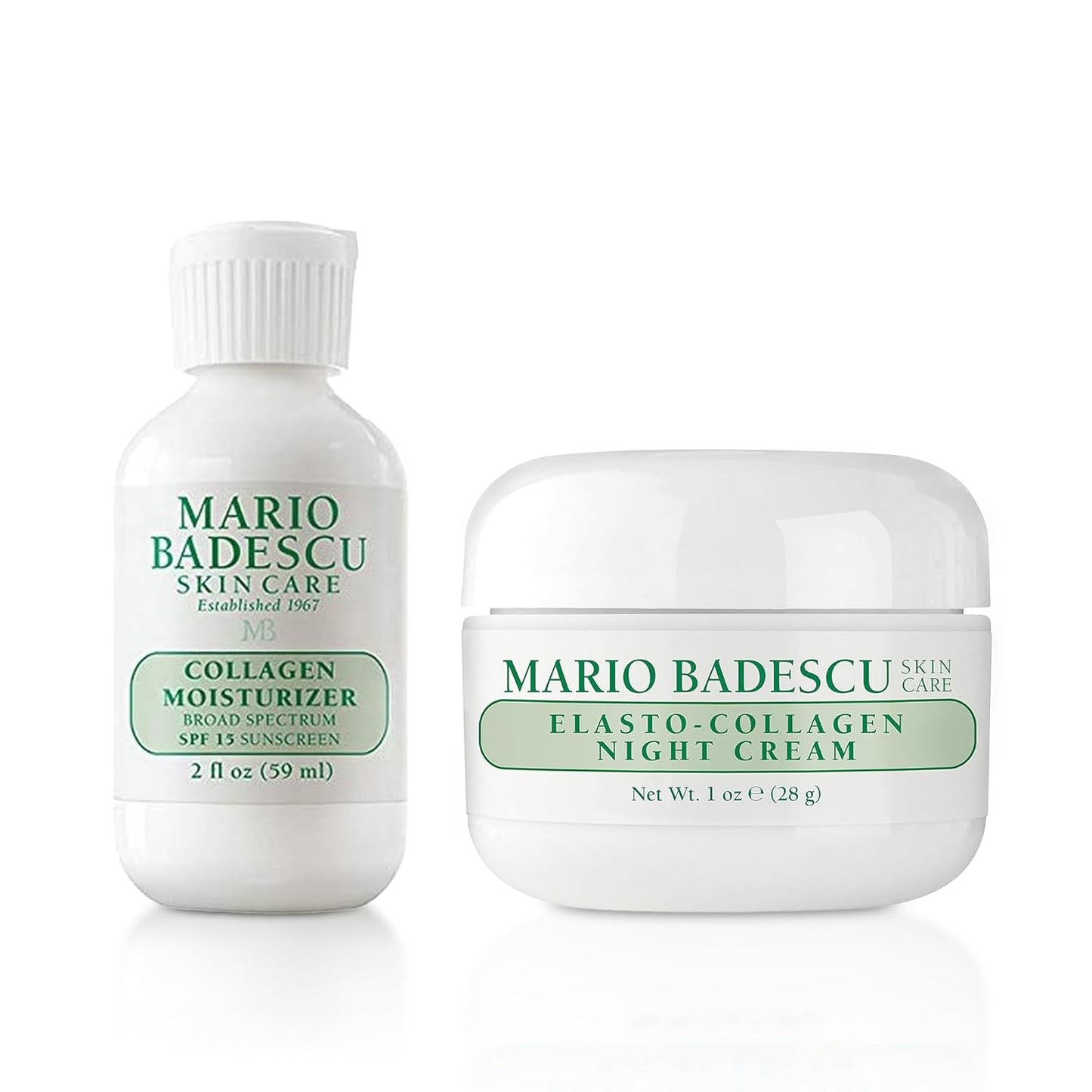 Mario Badescu Collagen Face Moisturizer for Women and Men with SPF 15 for Combination & Sensitive Skin, Daytime Moisturizer Face Cream with Collagen & Cottonseed Oil