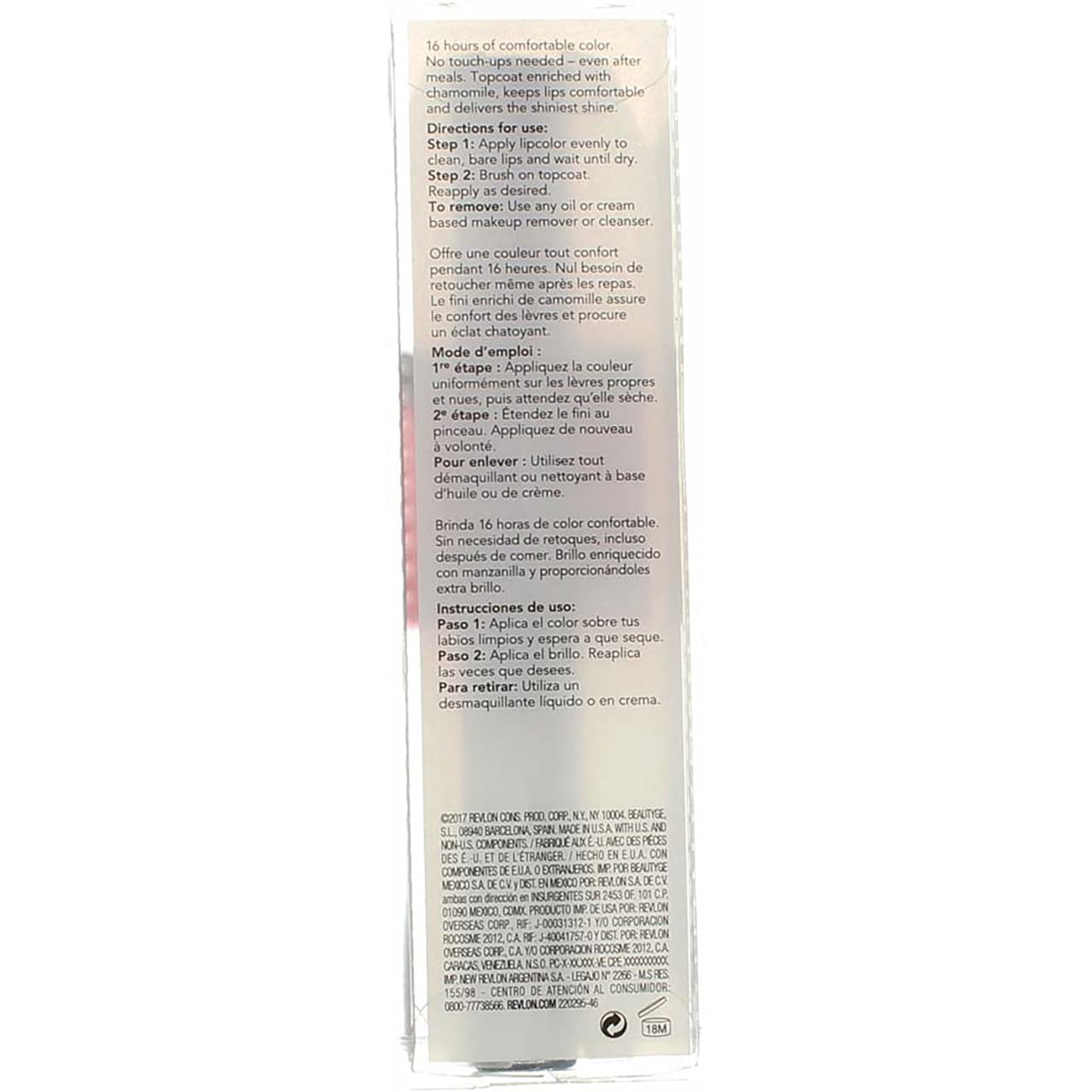 Revlon ColorStay Overtime Liquid Lip Color, Ultimate Wine [140] 0.07 oz (Pack of 3)