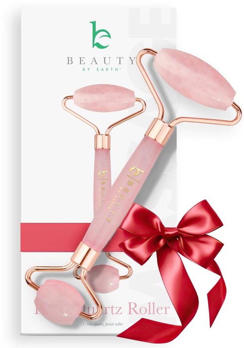 Rose Quartz Face Roller - Relaxation Gifts for Women, Skin Care Tools for Fine Lines and Wrinkles, Stocking Stuffers for Her, Beauty Gift Ideas, Face Massager Tools, Self Care Gifts for Women