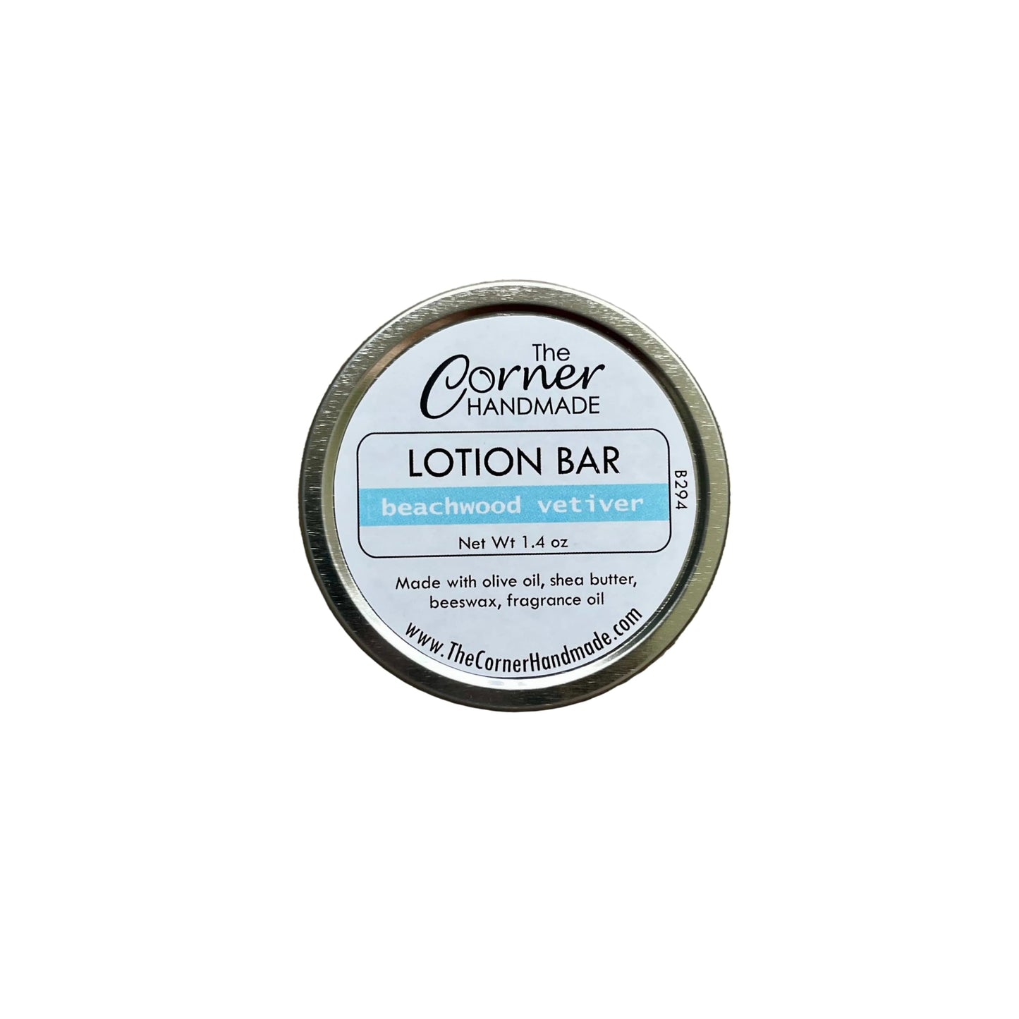 The Corner Handmade Lotion Bar Moisturizer with Beeswax and Shea Butter for Dry Skin