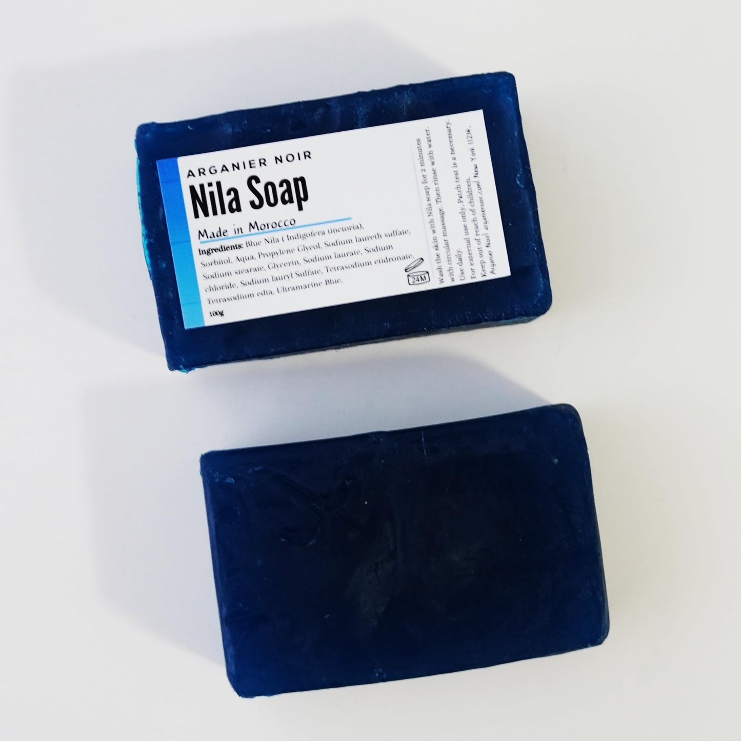 Arganier Noir Moroccan Nila Solid Soap Deep clean the skin and Even Skin Tone. 1BAR