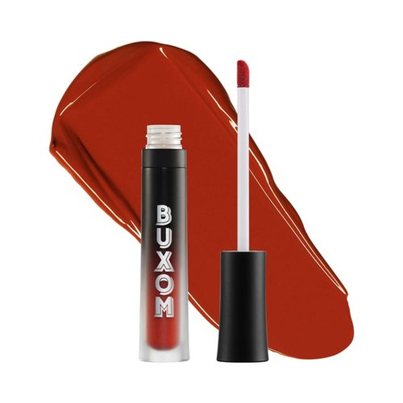 Buxom Full-On Plumping Liquid Lipstick Matte, Plumping Lip Color with Vitamin E, Hyaluronic Acid & Plumping Peptide Complex, Hydrates & Smooths Lip Lines, Transfer-Proof, Cruelty-Free (Red Hot)