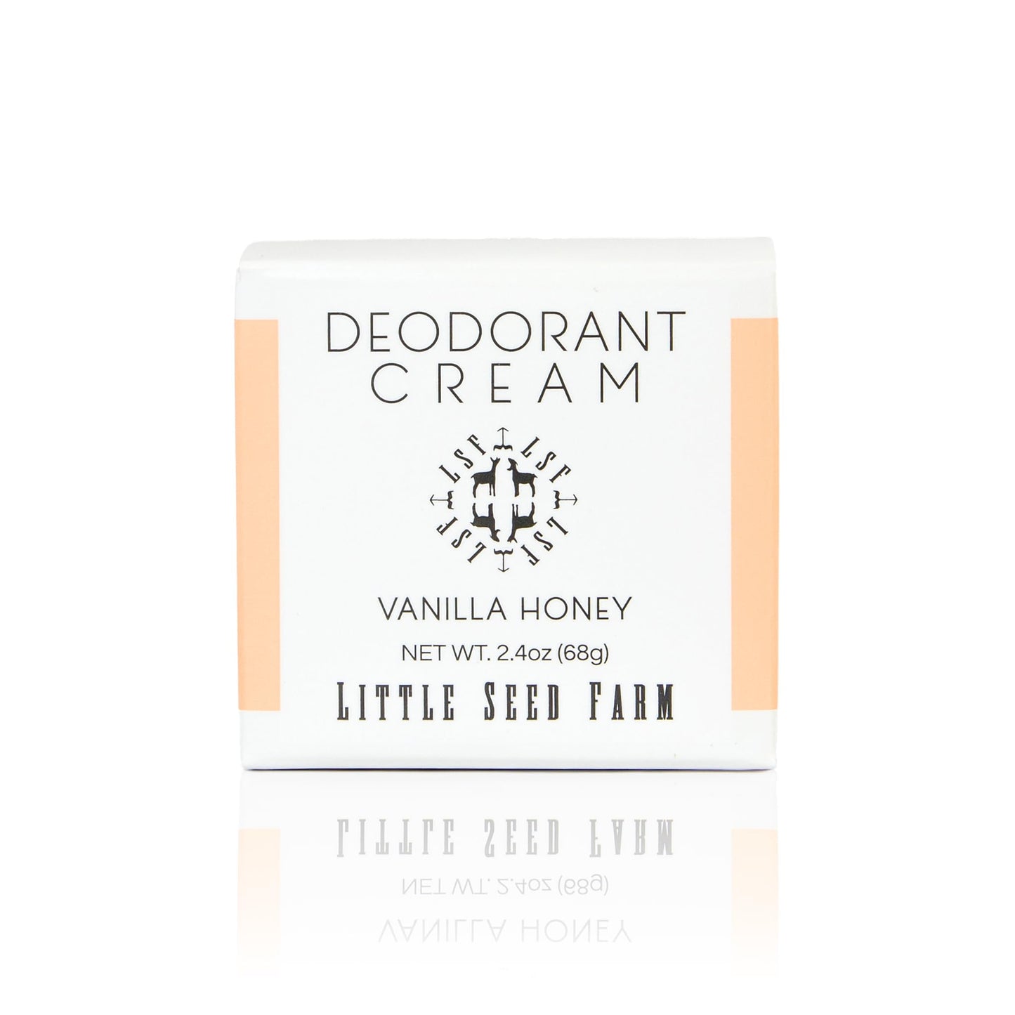 Little Seed Farm All Natural Deodorant Cream, Aluminum Free Deodorant for Women or Men, 2.4 Ounce - Vanilla Honey