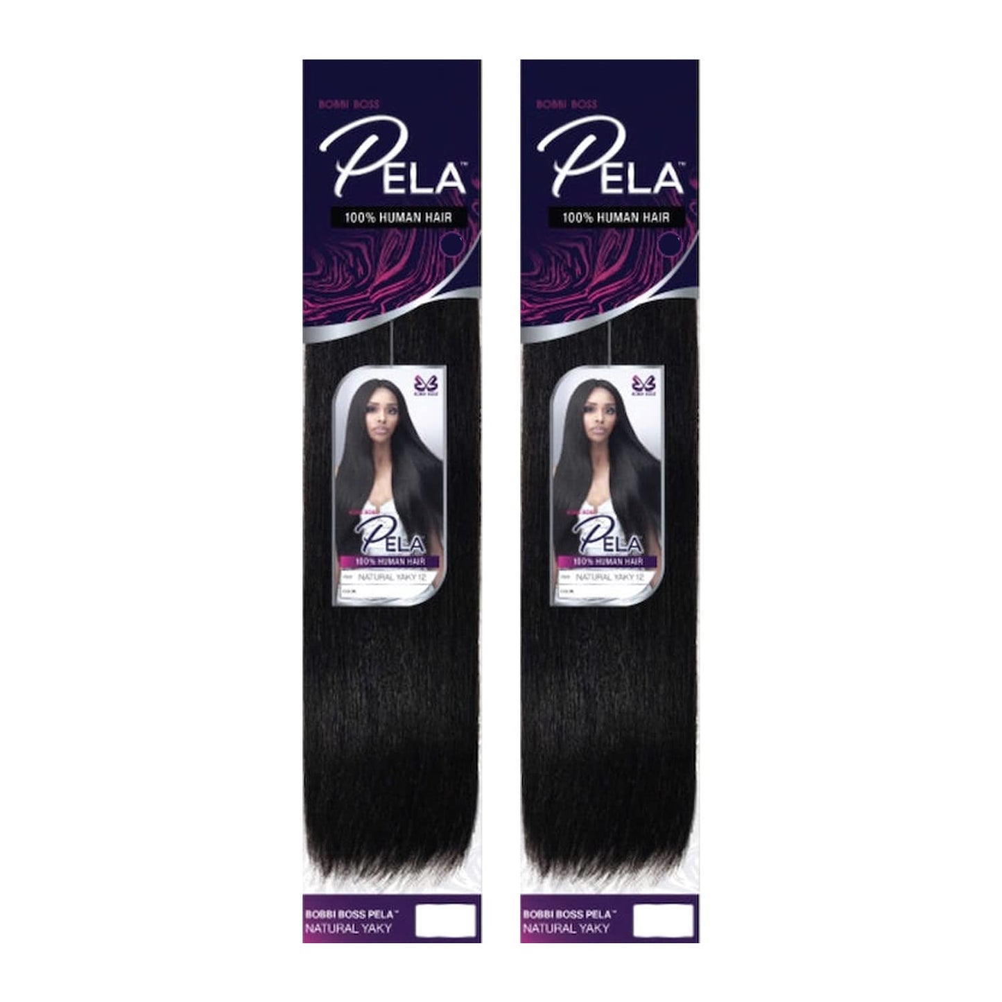 Bobbi Boss Human Hair Pela Natural Yaki (14" - 2 Pack, 2)