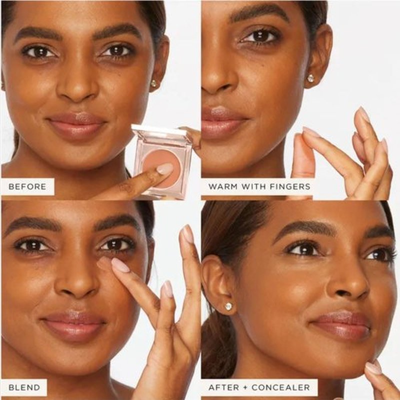 Cc Undereye Corrector, Cc Cream Foundation Under Eye Concealer, Stay Long Lasting Moisturizing (Light-Medium)