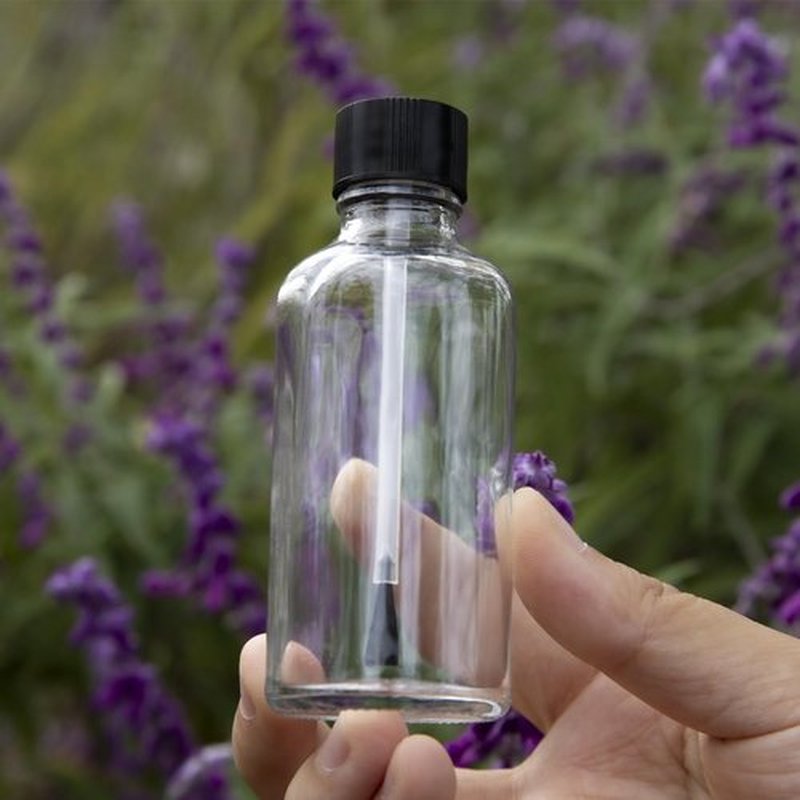 Agidea 6PCS Large Empty Nail Polish Bottles with Brush,Refillable Glass Cuticle Oil Bottles Travel Containers with Funnel & Mixing Balls for DIY Nail Art Cuticle Oils (50ML)
