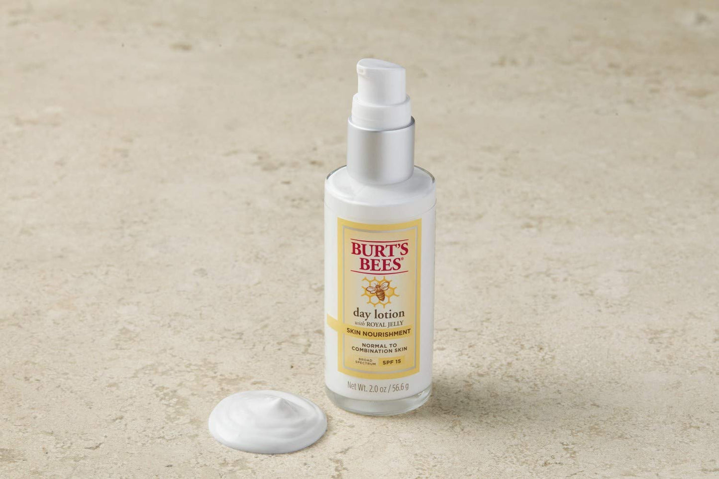 Burt's Bees Nourishment Day Lotion with SPF 15 for Normal to Combination Skin (Package May Vary), Natural, 2 Fl Oz