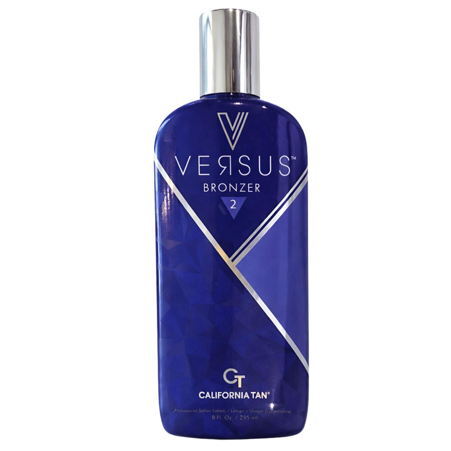 Versus Bronzer Step 2 DHA Indoor Tanning Bed Lotion, Outdoor UV Sun Tan Instant & Delayed Dark Bronzing Cream, Skin Hydrating & Antioxidant Formula, 8 fl oz