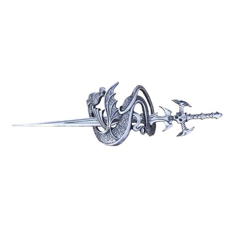 Weapon Hairpin Chinese Hair Sticks for Women – Hair Chopsticks Accessories (dragon and sword)