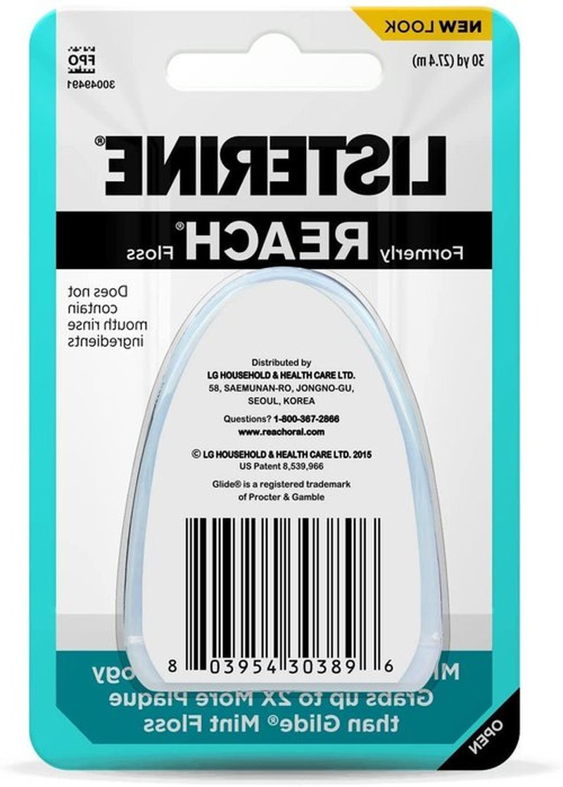 Listerine Ultraclean Floss, 30 Yards each (Value Pack of 5)