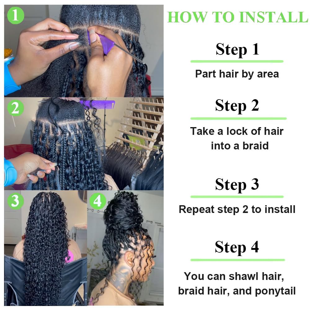 Human Braiding Hair Deep Wave Bulk Human Hair for Braiding No Weft Brazilian Virgin Curly Human Hair Extensions for Boho Braids Wet and Wavy Human Hair Braiding Hair 1 Bundle 50g 14Inch