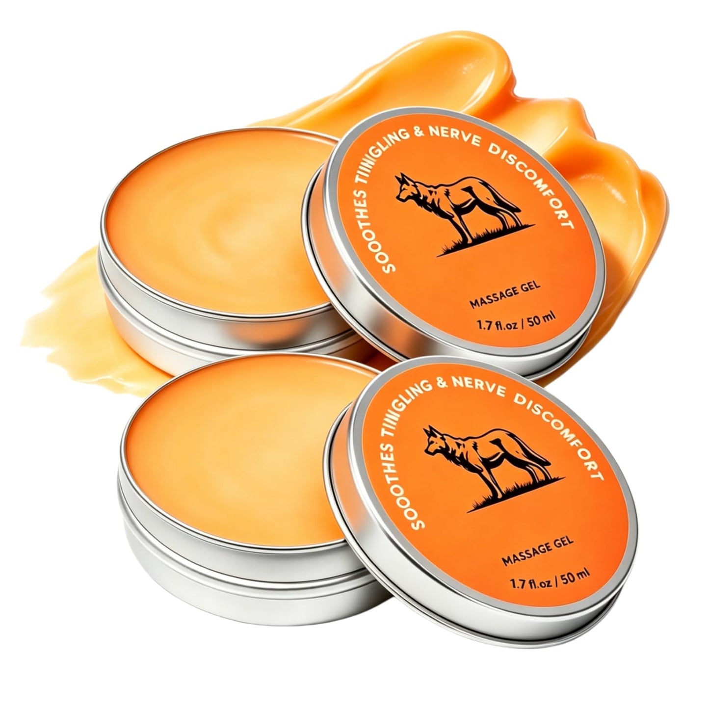 Nerve Relief Balm for Neuropathy Neuro Magnesium Balm with Menthol & MSM, Cooling Soothing Massage Cream for Muscle & Joint Comfort(1.7 Fl Oz (Pack of 2)