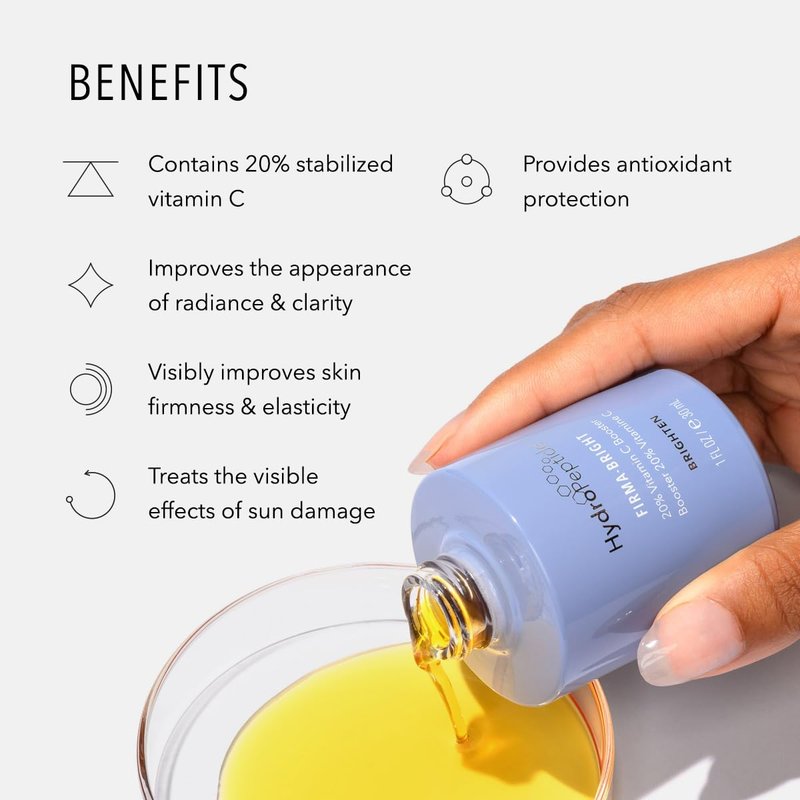 HydroPeptide 20% Vitamin C Booster - Firming & Brightening Serum | 1 Fl Oz
