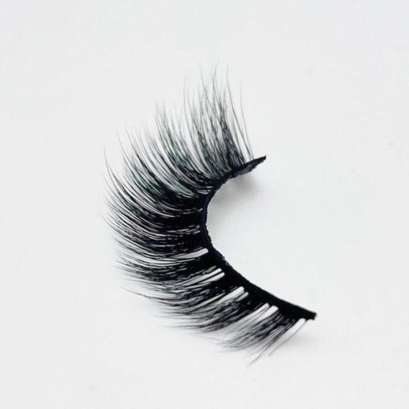 LODEVA 3D CAT EYE LASHES-FOXY EYE LASHES-FAUX MINK-FALSE EYELASHES-FULL GLAM LASHES-WATERPROOF-REUSABLE 1Pair (SMOKY)