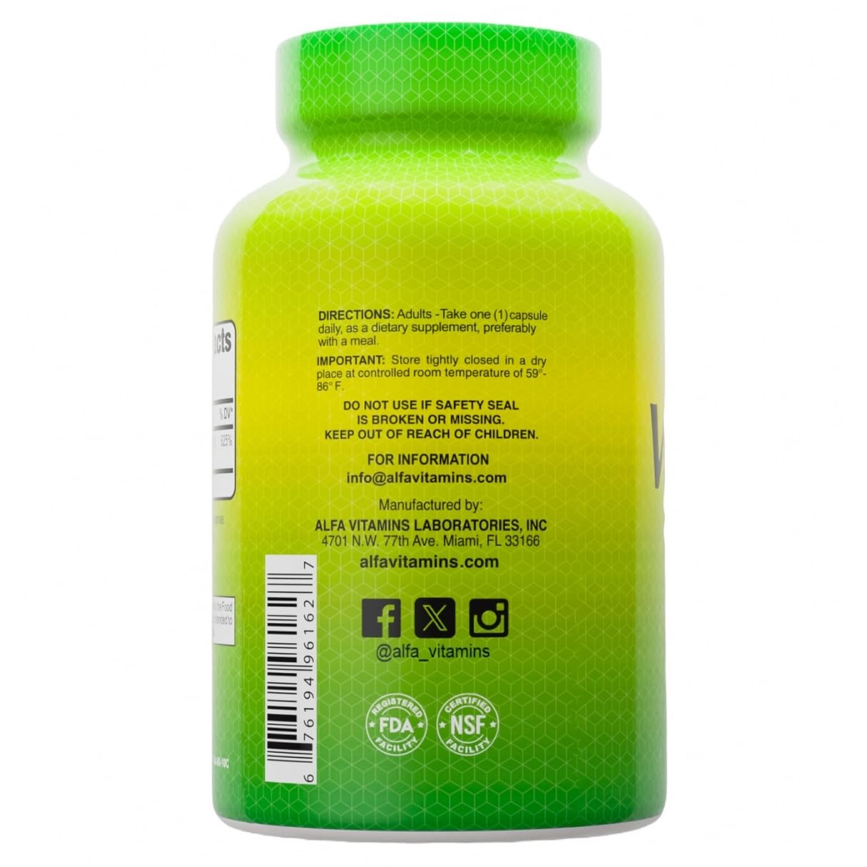 ALFA VITAMINS Vitamin D3 1000 IU Supplement, Supports Immune Health, Calcium Absorption, Healthy Bones & Joints, Dietary Supplement for Daily Wellness, Non GMO, Gluten Free, 100 Capsules
